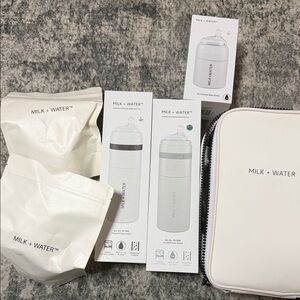 Milk + Water Baby Bottle Set